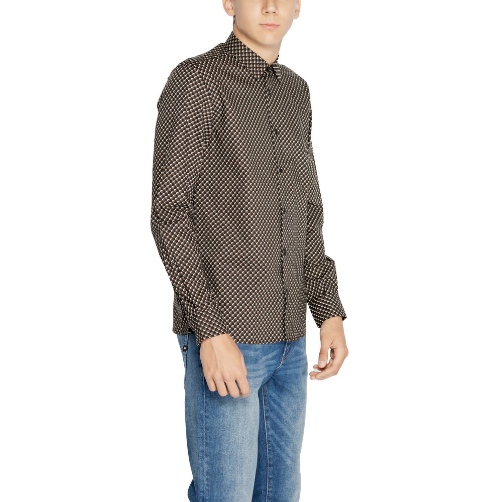 Antony Morato Brown Cotton Shirt -   -  Antony Morato.