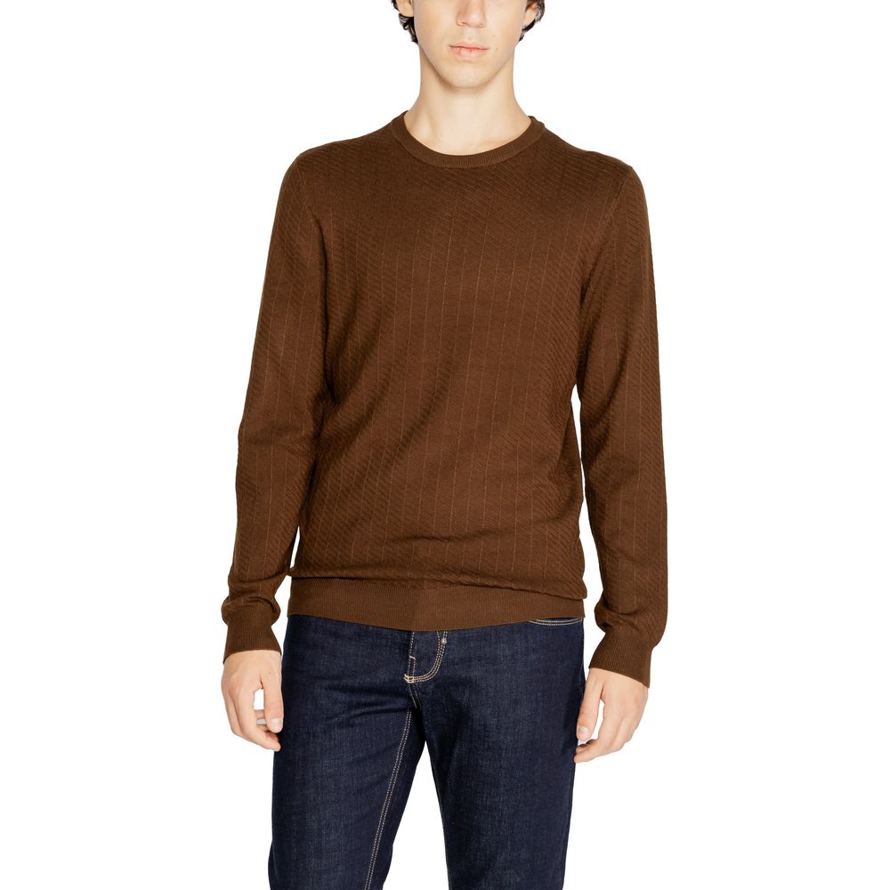 Antony Morato Brown Viscose Sweater -   -  Antony Morato.