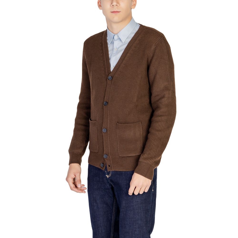 Antony Morato Brown Polyester Cardigan -   -  Antony Morato.