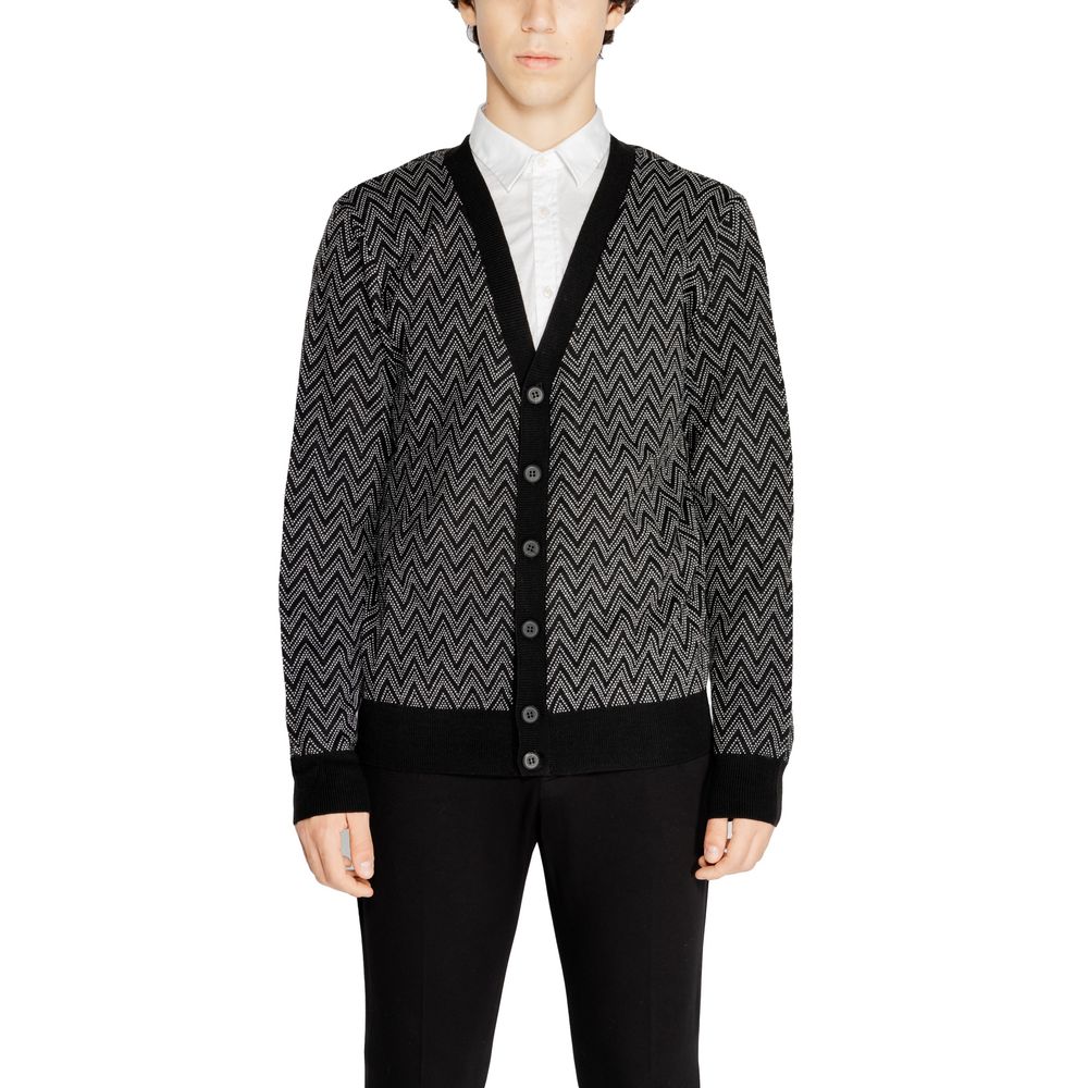 Antony Morato Black Mohair Cardigan -   -  Antony Morato.