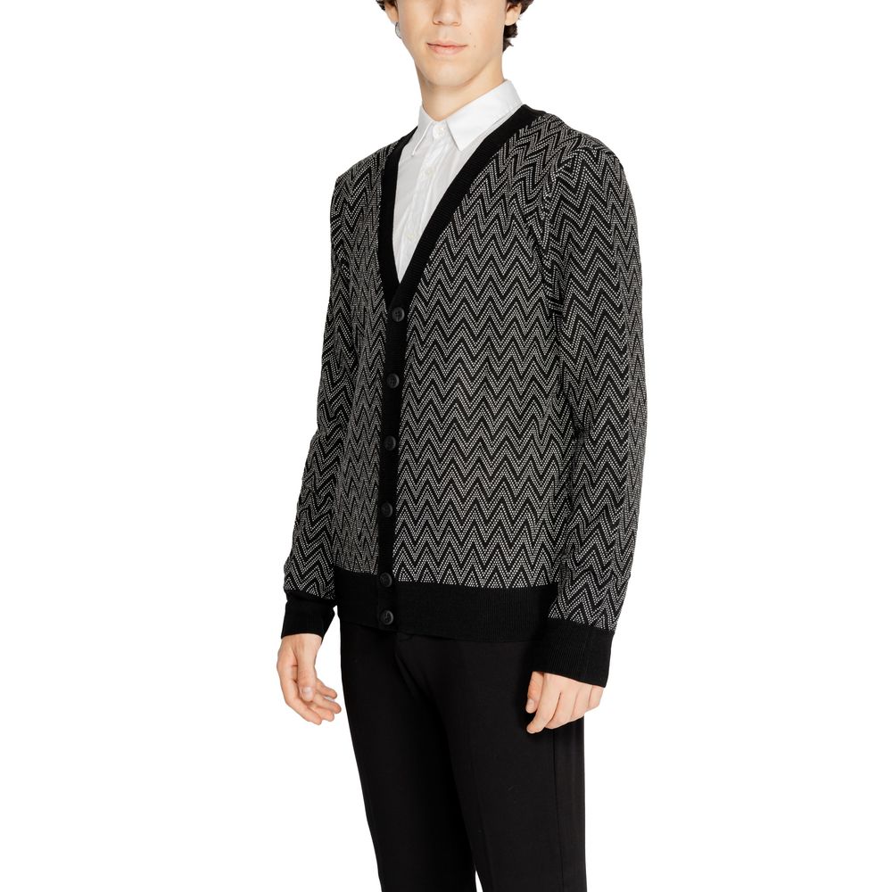 Antony Morato Black Mohair Cardigan -   -  Antony Morato.