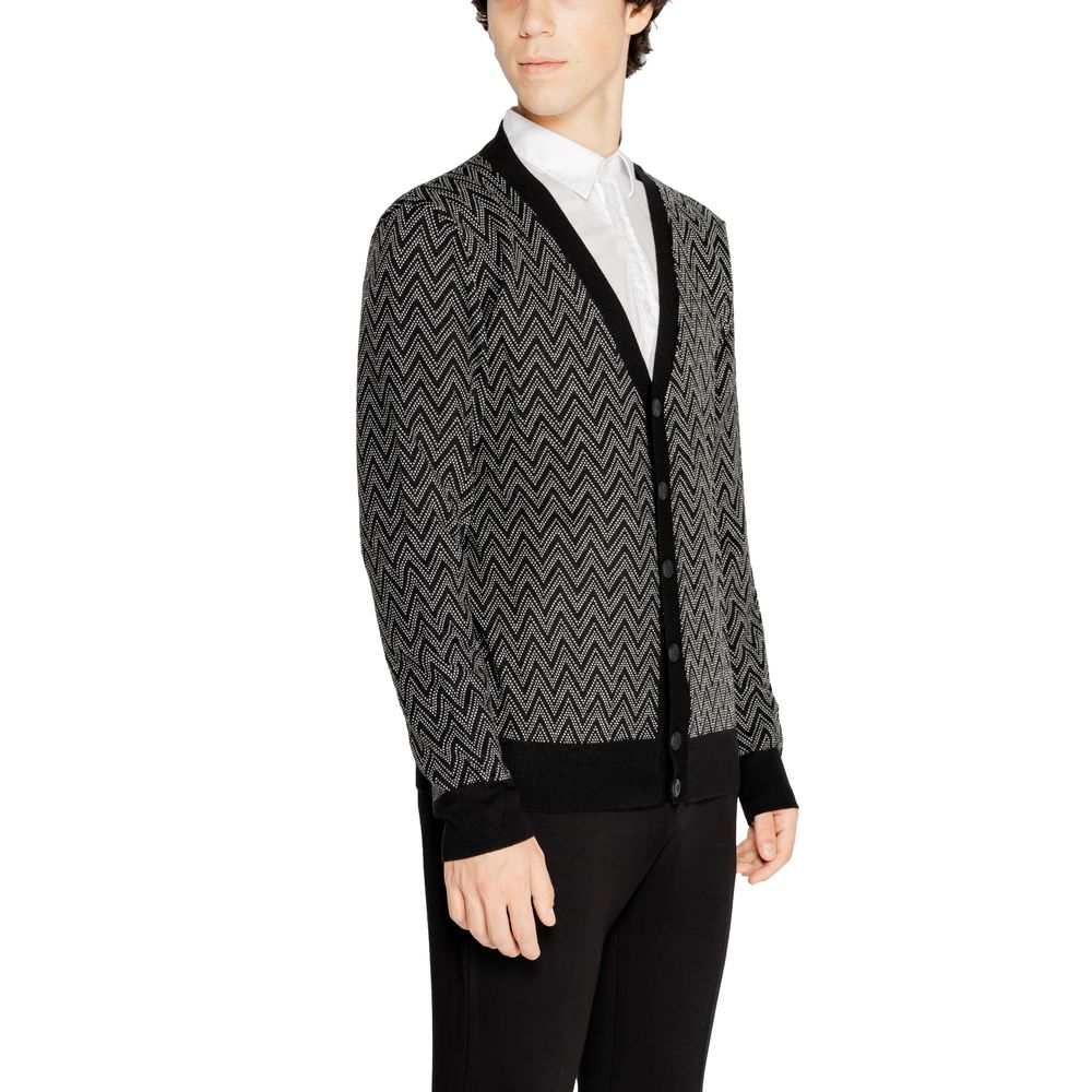 Antony Morato Black Mohair Cardigan -   -  Antony Morato.