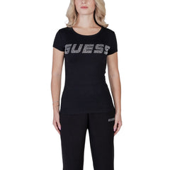 Guess Active Black Cotton T-Shirt -   -  Guess Active.