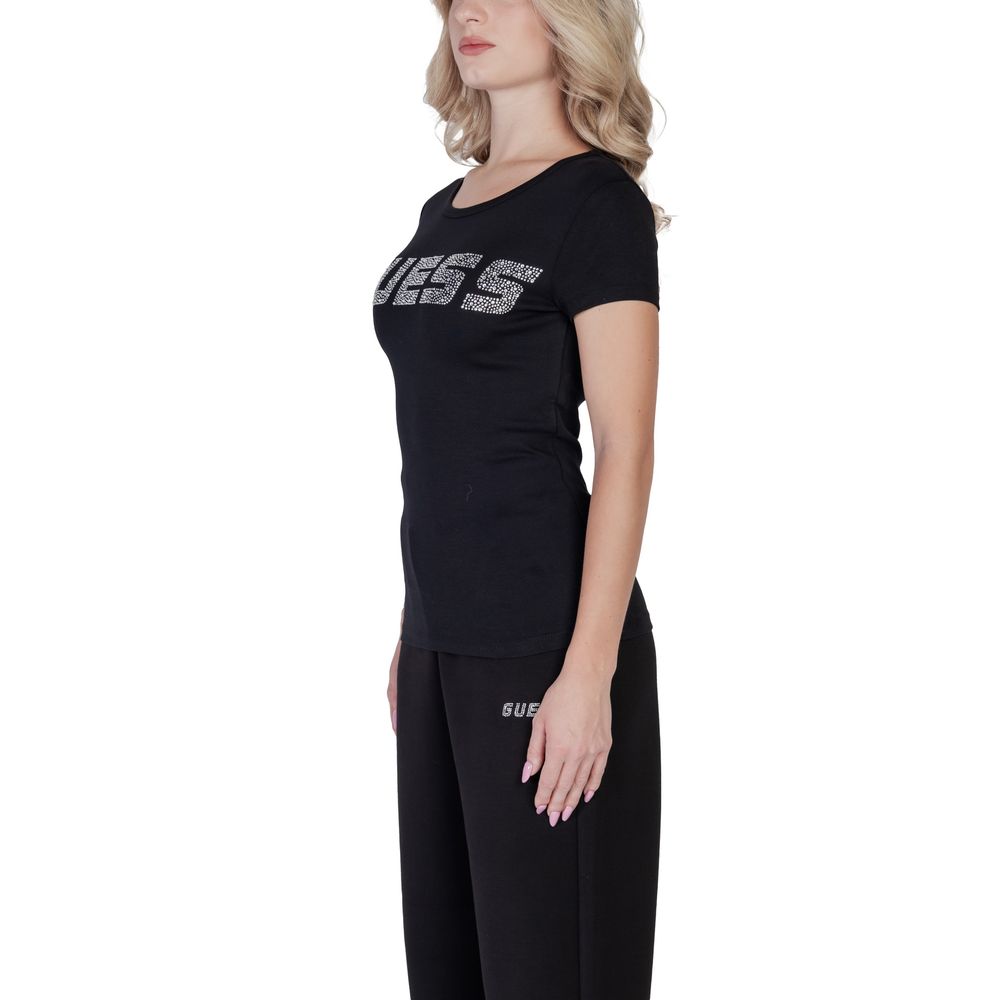 Guess Active Black Cotton T-Shirt -   -  Guess Active.