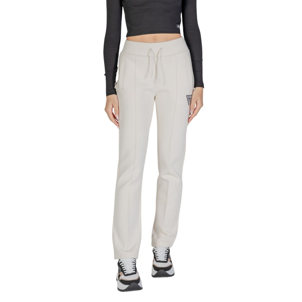 Guess Active Cream Cotton Joggers Workout Pant -   -  Guess Active.