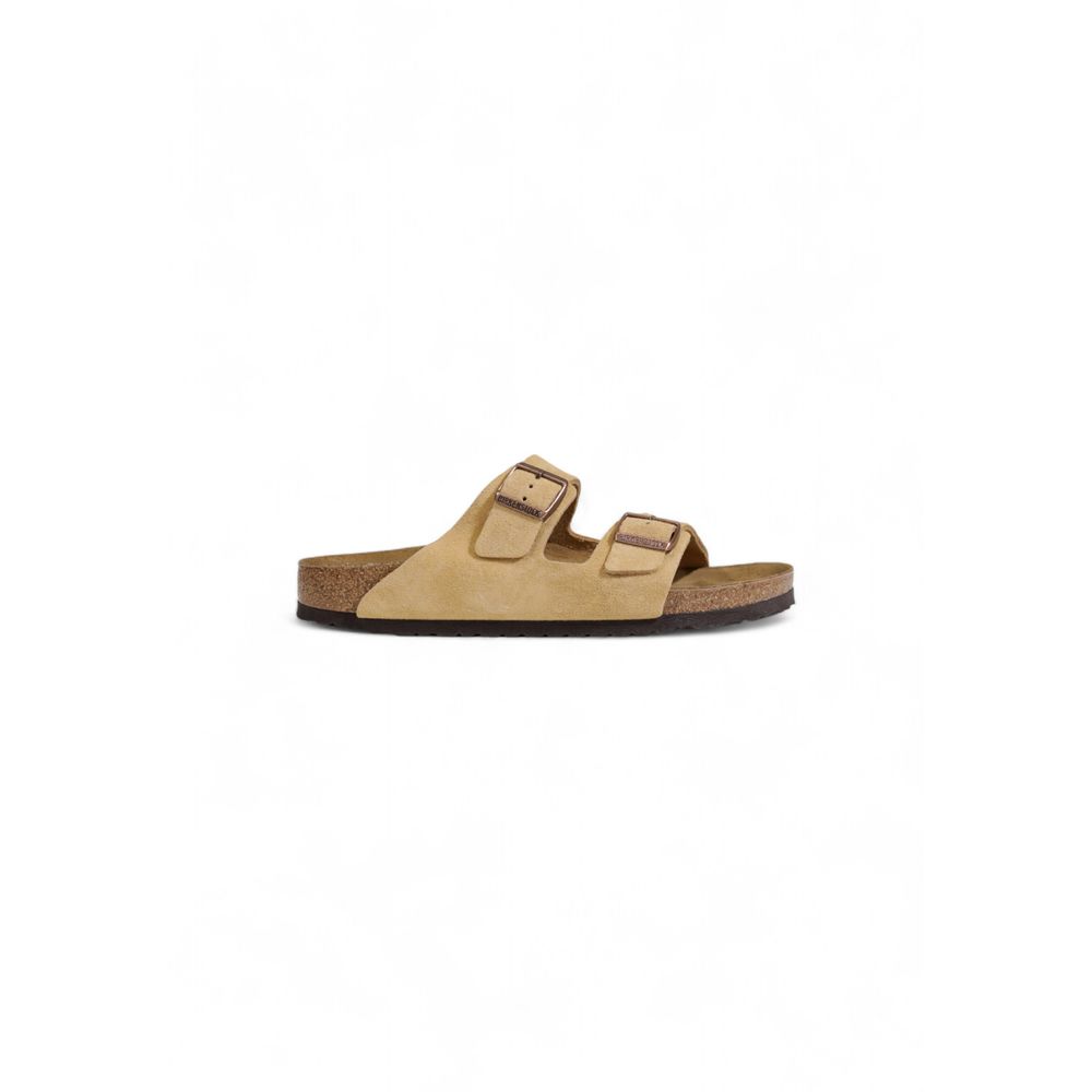 Birkenstock Beige Suede Leather Sandal -   -  Birkenstock.