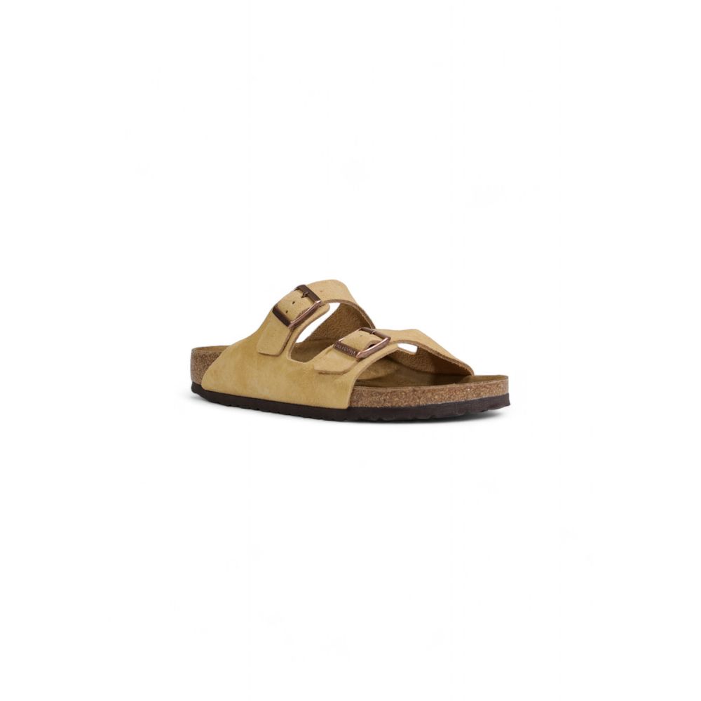 Birkenstock Beige Suede Leather Sandal -   -  Birkenstock.