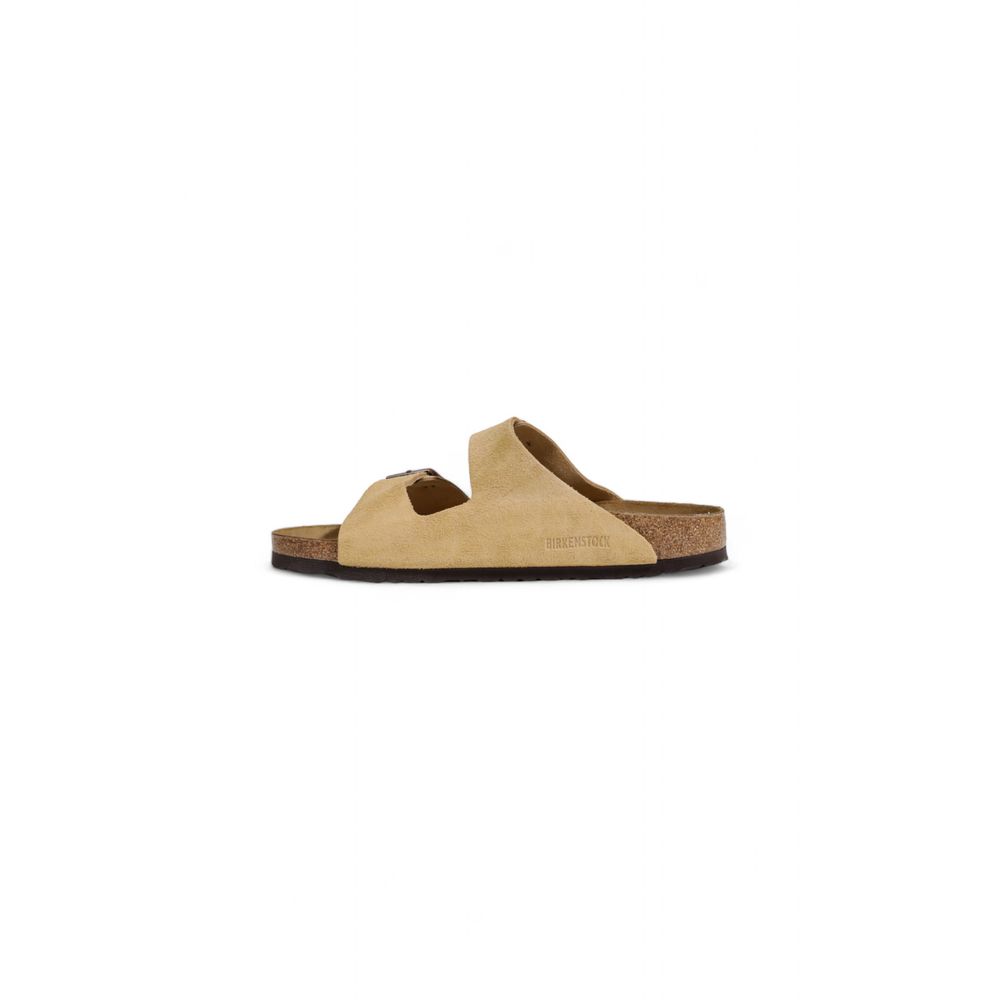 Birkenstock Beige Suede Leather Sandal -   -  Birkenstock.