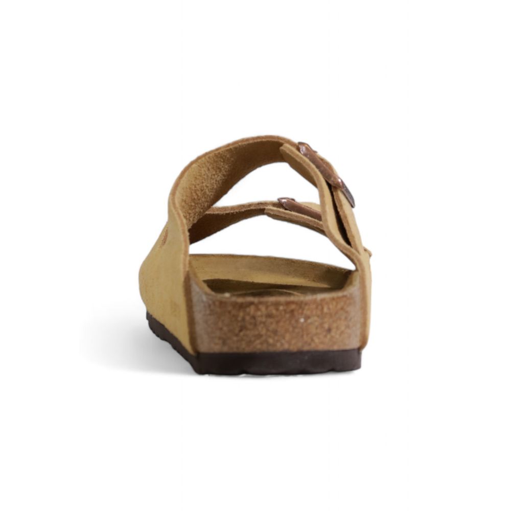 Birkenstock Beige Suede Leather Sandal -   -  Birkenstock.