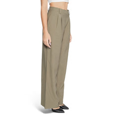 Morgan De Toi Green Cotton Pant -   -  Morgan De Toi.