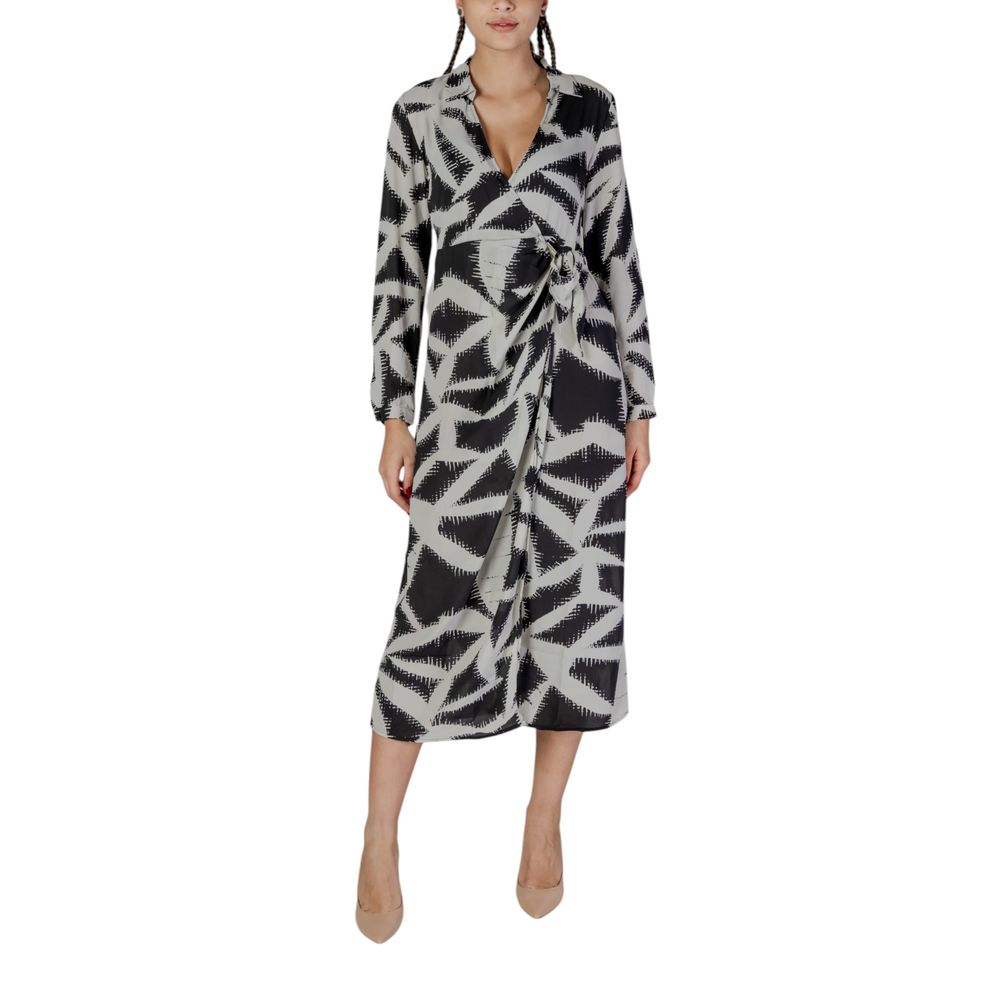 Jacqueline De Yong Black Recycled Polyester Long -   -  Jacqueline De Yong.