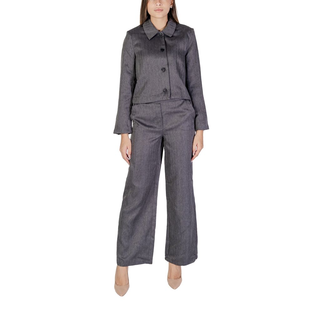 Jacqueline De Yong Gray Polyester Blazer -   -  Jacqueline De Yong.