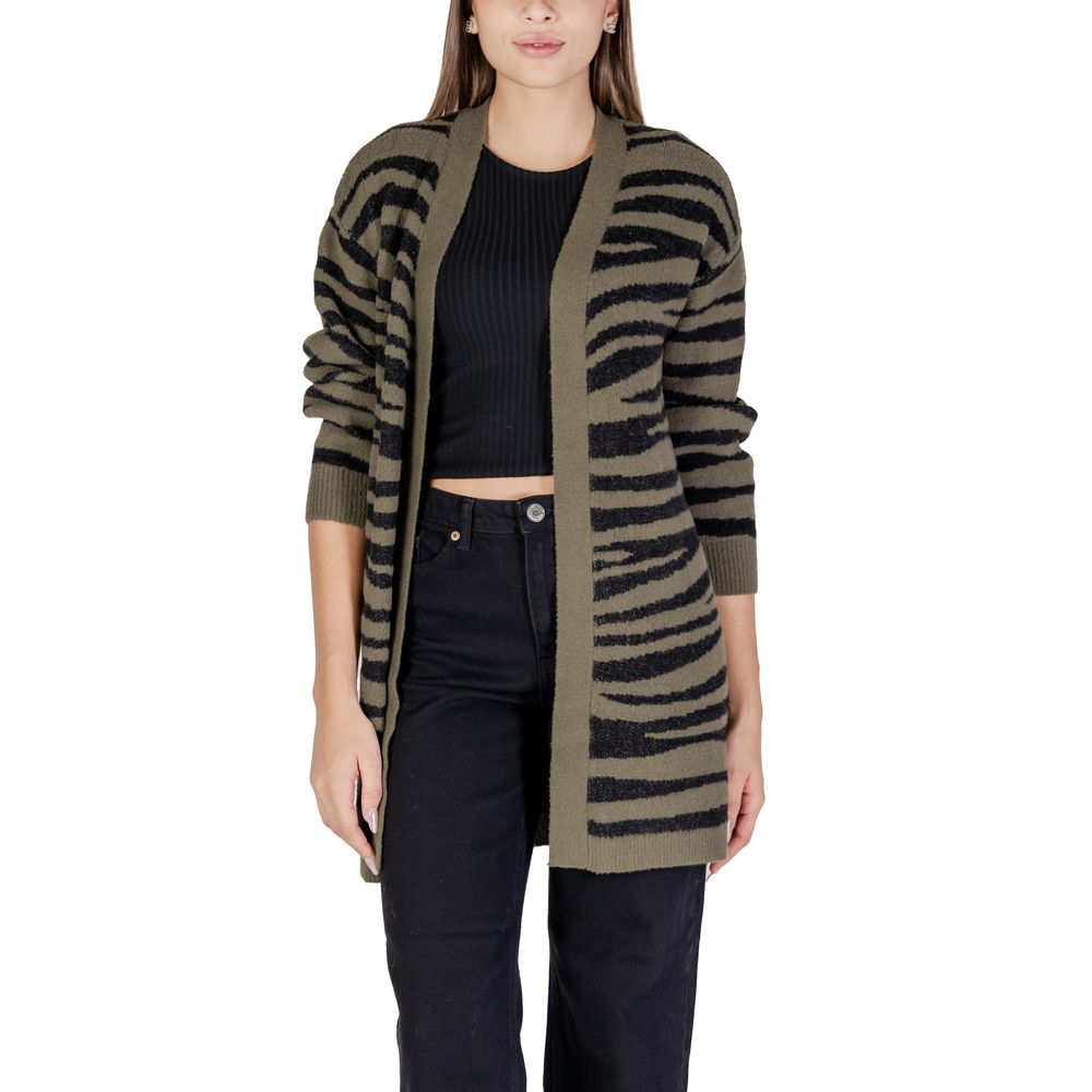 Jacqueline De Yong Green Nylon Cardigan -   -  Jacqueline De Yong.