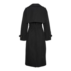 Vero Moda Black Polyester Trench Coat -   -  Vero Moda.