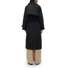 Vero Moda Black Polyester Trench Coat -   -  Vero Moda.