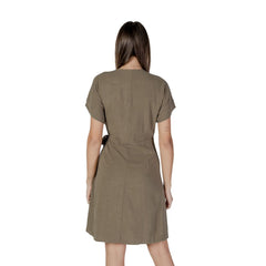 B.Young Green Viscose Midi -   -  B.Young.