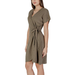 B.Young Green Viscose Midi -   -  B.Young.