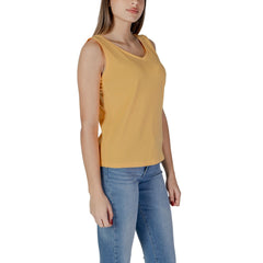 B.Young Yellow Cotton Tank Top -   -  B.Young.