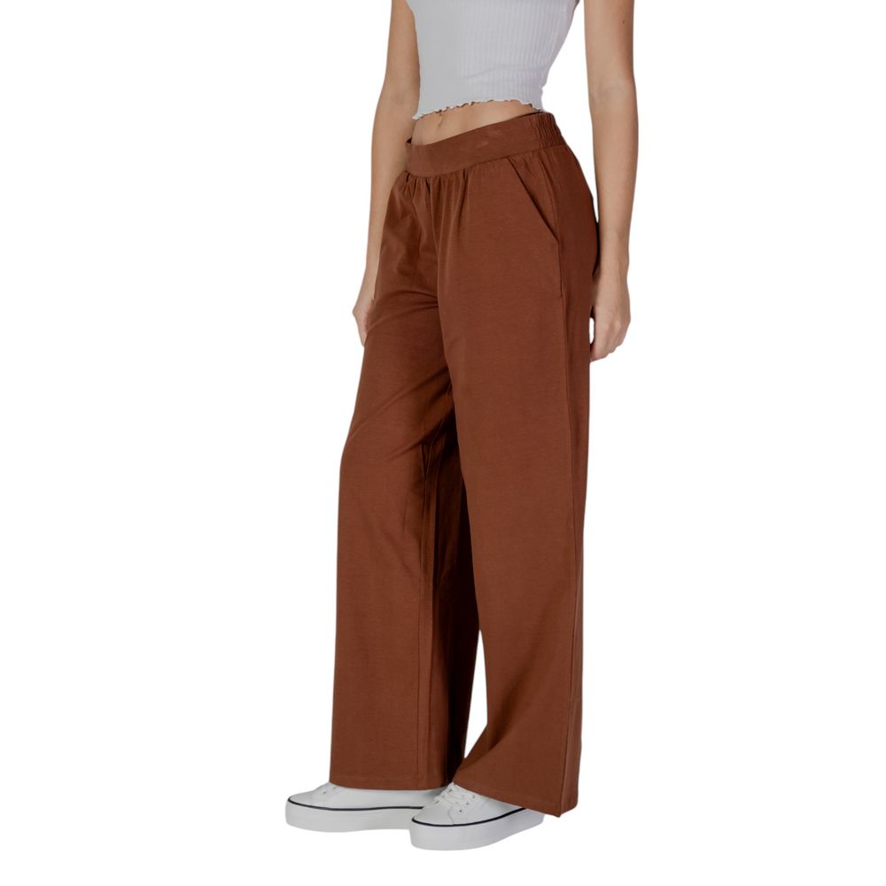 B.Young Brown Cotton Pant -   -  B.Young.