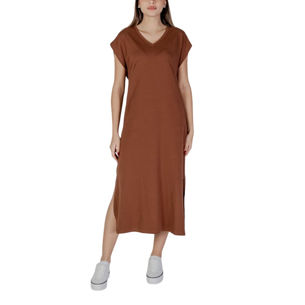 B.Young Brown Cotton Midi -   -  B.Young.