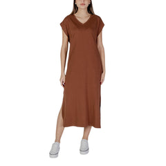 B.Young Brown Cotton Midi -   -  B.Young.