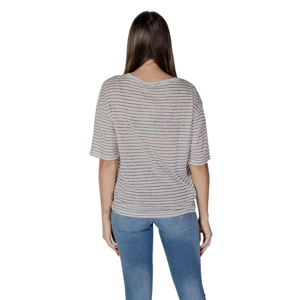 B.Young Brown Polyester T-Shirt -   -  B.Young.