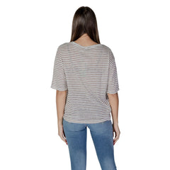 B.Young Brown Polyester T-Shirt -   -  B.Young.