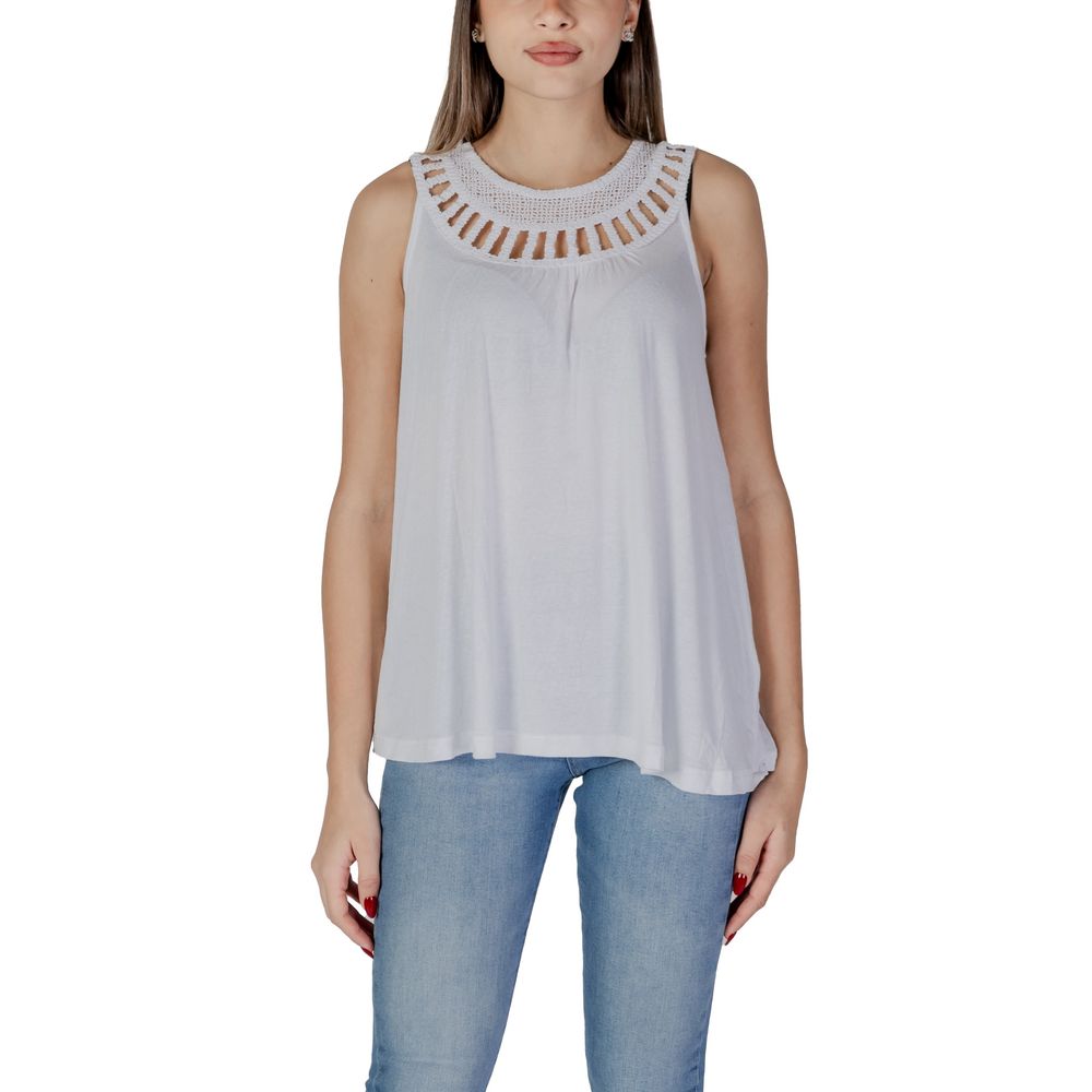 B.Young White Viscose Top -   -  B.Young.