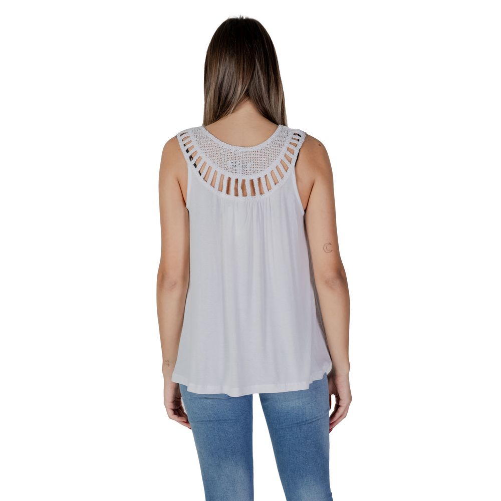 B.Young White Viscose Top -   -  B.Young.