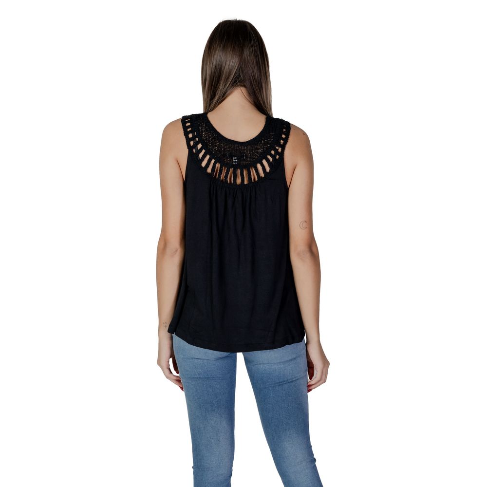 B.Young Black Viscose Top -   -  B.Young.