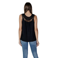 B.Young Black Viscose Top -   -  B.Young.