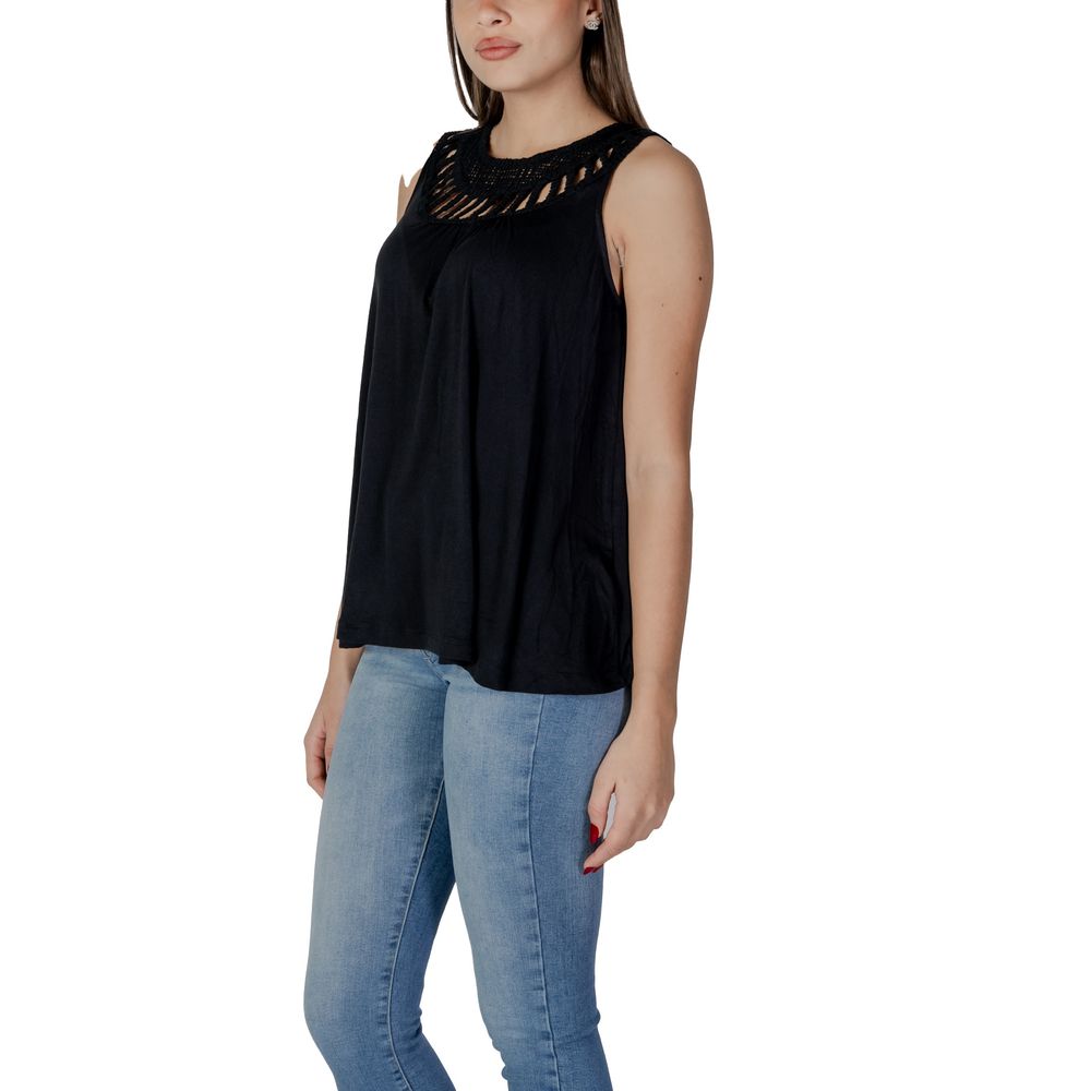 B.Young Black Viscose Top -   -  B.Young.