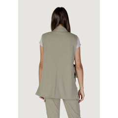 B.Young Green Polyester Waistcoat -   -  B.Young.