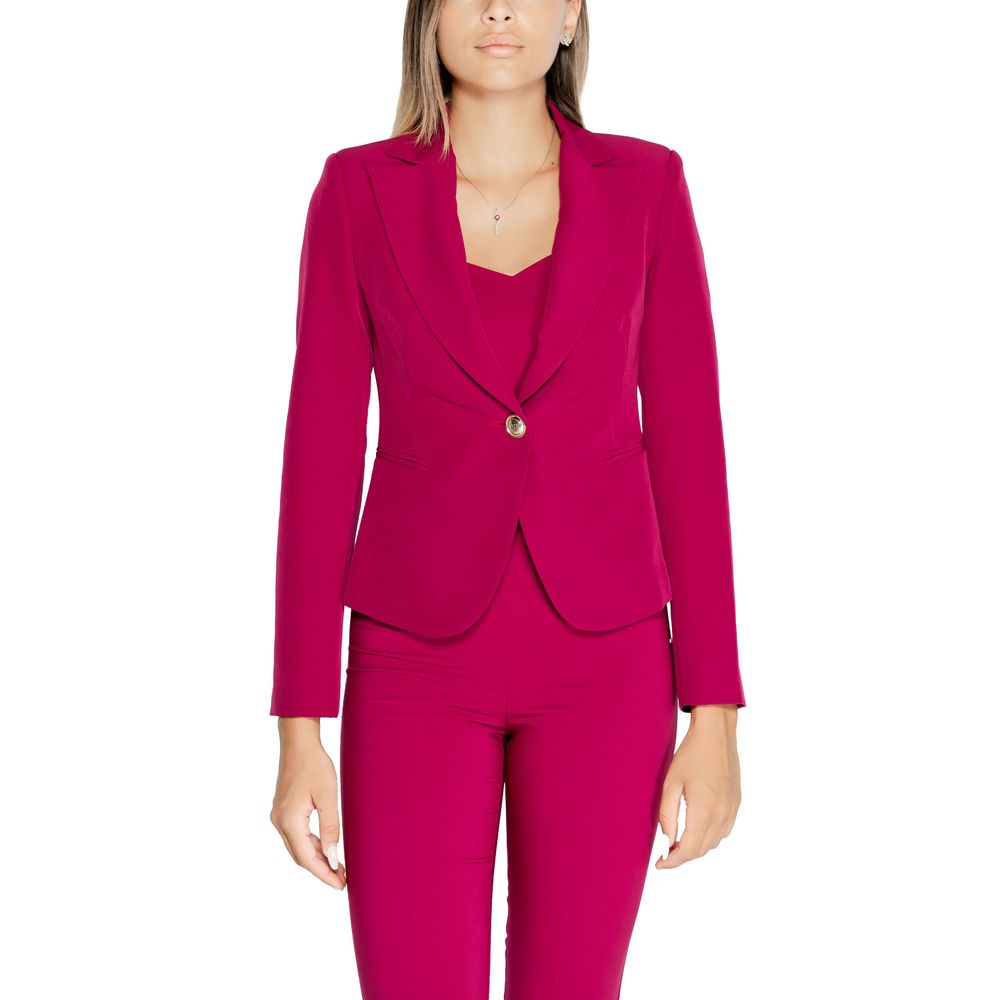 Rinascimento Bordeaux Polyester Blazer -   -  Rinascimento.