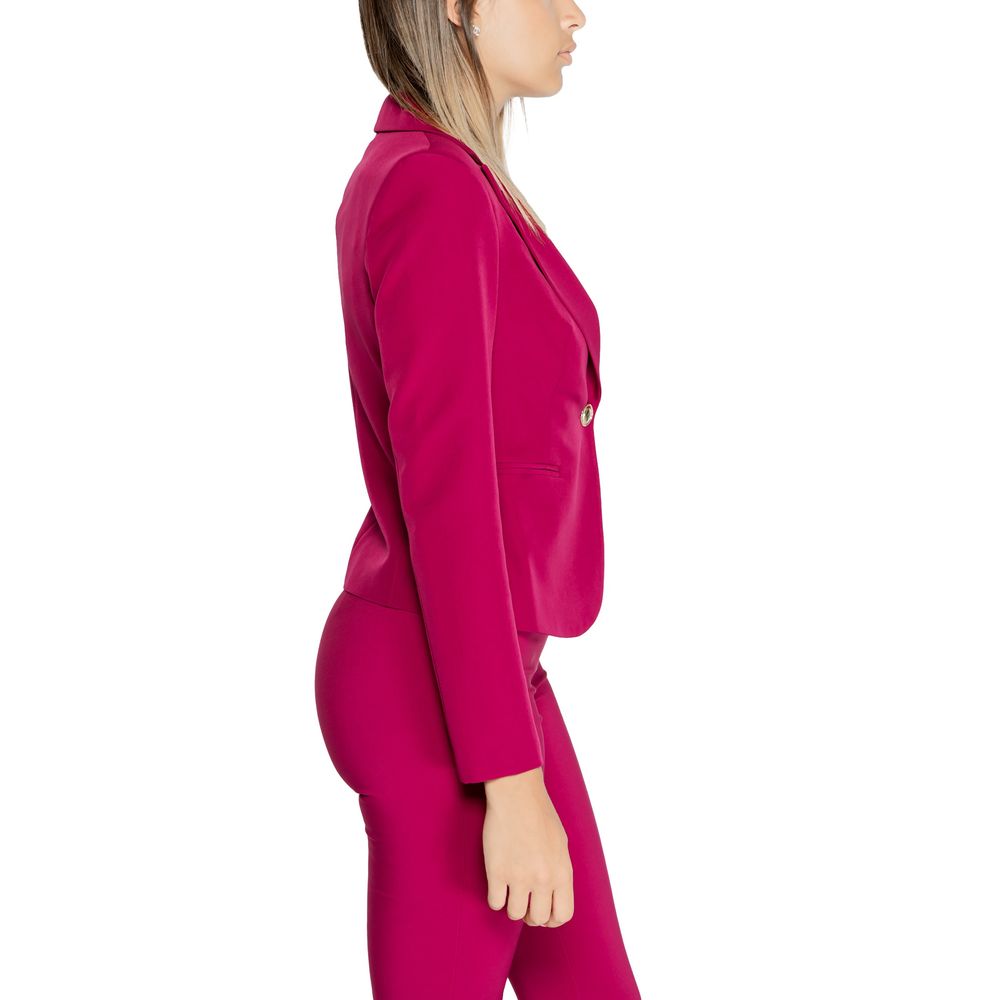 Rinascimento Bordeaux Polyester Blazer -   -  Rinascimento.