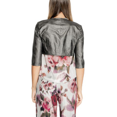 Rinascimento Gray Polyethylene Cardigan -   -  Rinascimento.