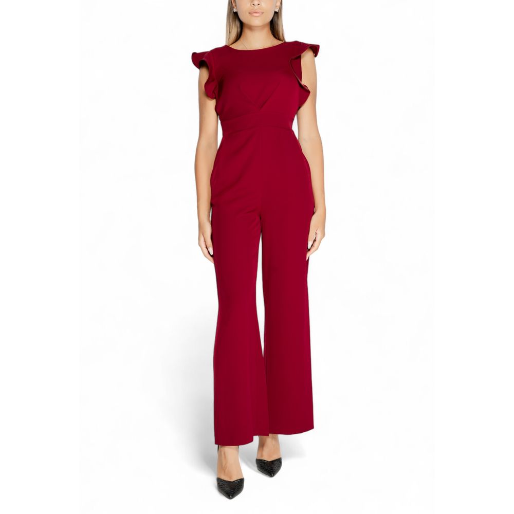 Rinascimento Bordeaux Polyester Jumpsuit -   -  Rinascimento.