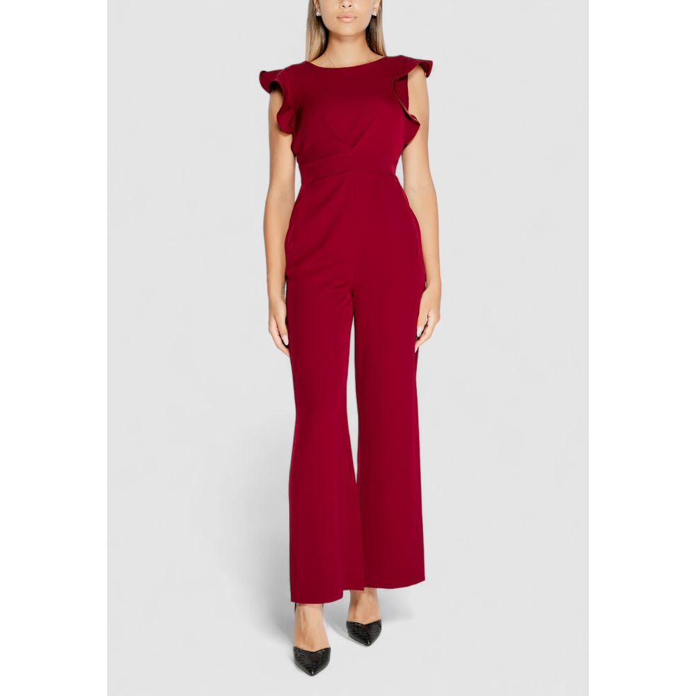 Rinascimento Bordeaux Polyester Jumpsuit -   -  Rinascimento.