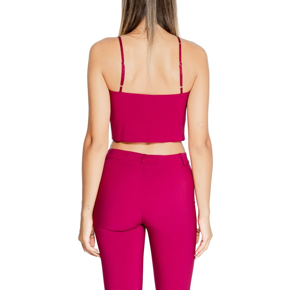 Rinascimento Bordeaux Polyester Tops & T-Shirt -   -  Rinascimento.