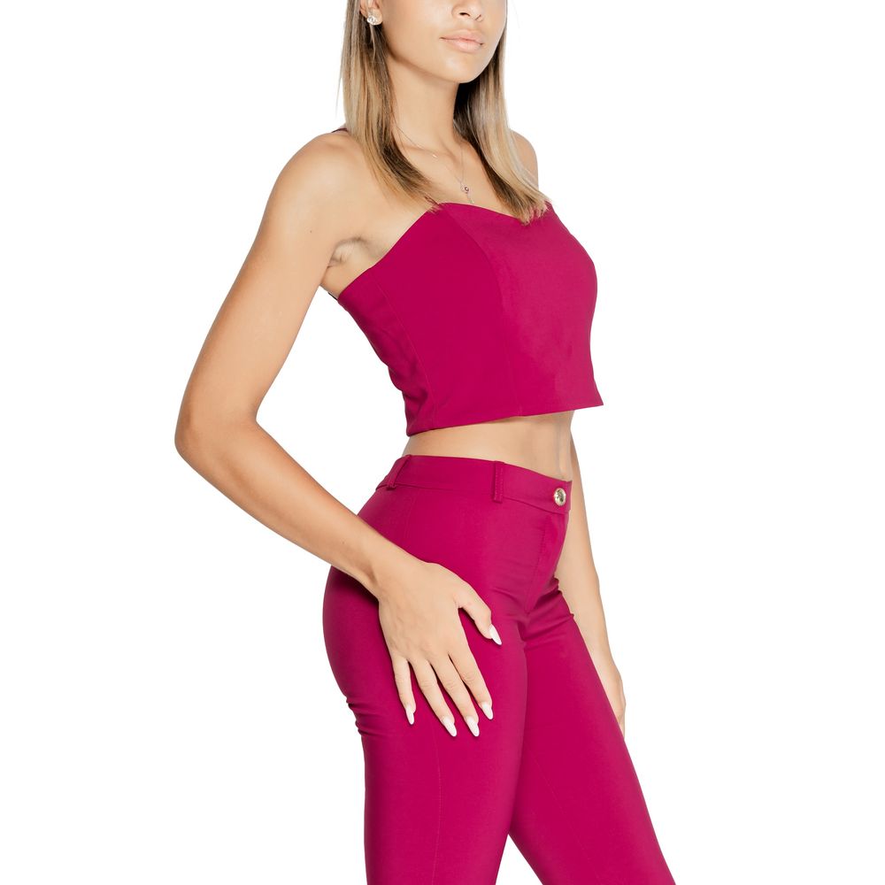 Rinascimento Bordeaux Polyester Tops & T-Shirt -   -  Rinascimento.