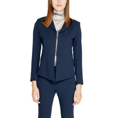 Rinascimento Blue Polyester Blazer -   -  Rinascimento.