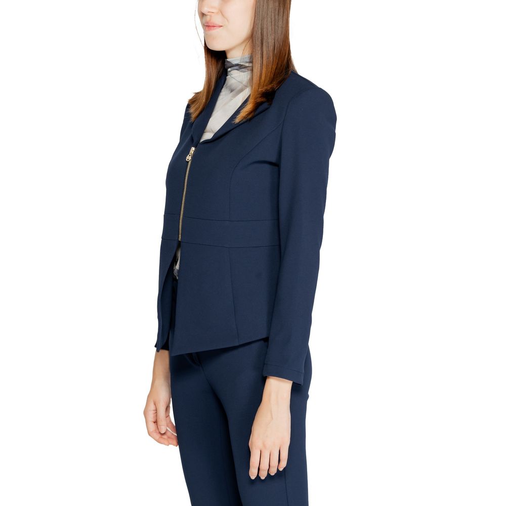 Rinascimento Blue Polyester Blazer -   -  Rinascimento.