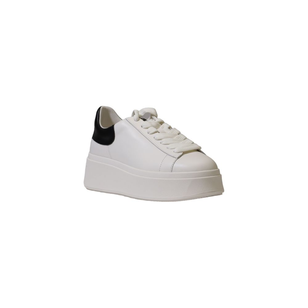 ASH Black And White Leather Sneaker -   -  ASH.