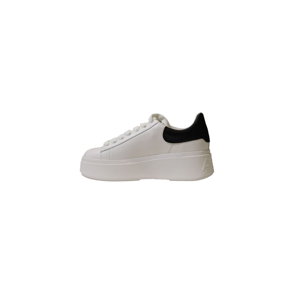ASH Black And White Leather Sneaker -   -  ASH.