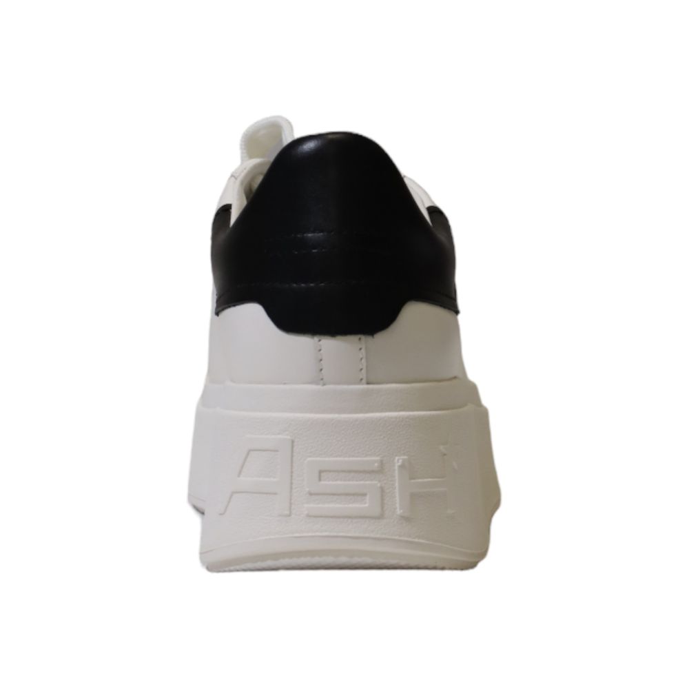 ASH Black And White Leather Sneaker -   -  ASH.