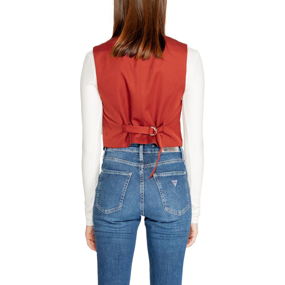 Vero Moda Red Polyester Waistcoat -   -  Vero Moda.