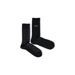 Emporio Armani Underwear Black Cotton Sock -  Men´s Socks -  Emporio Armani Underwear.