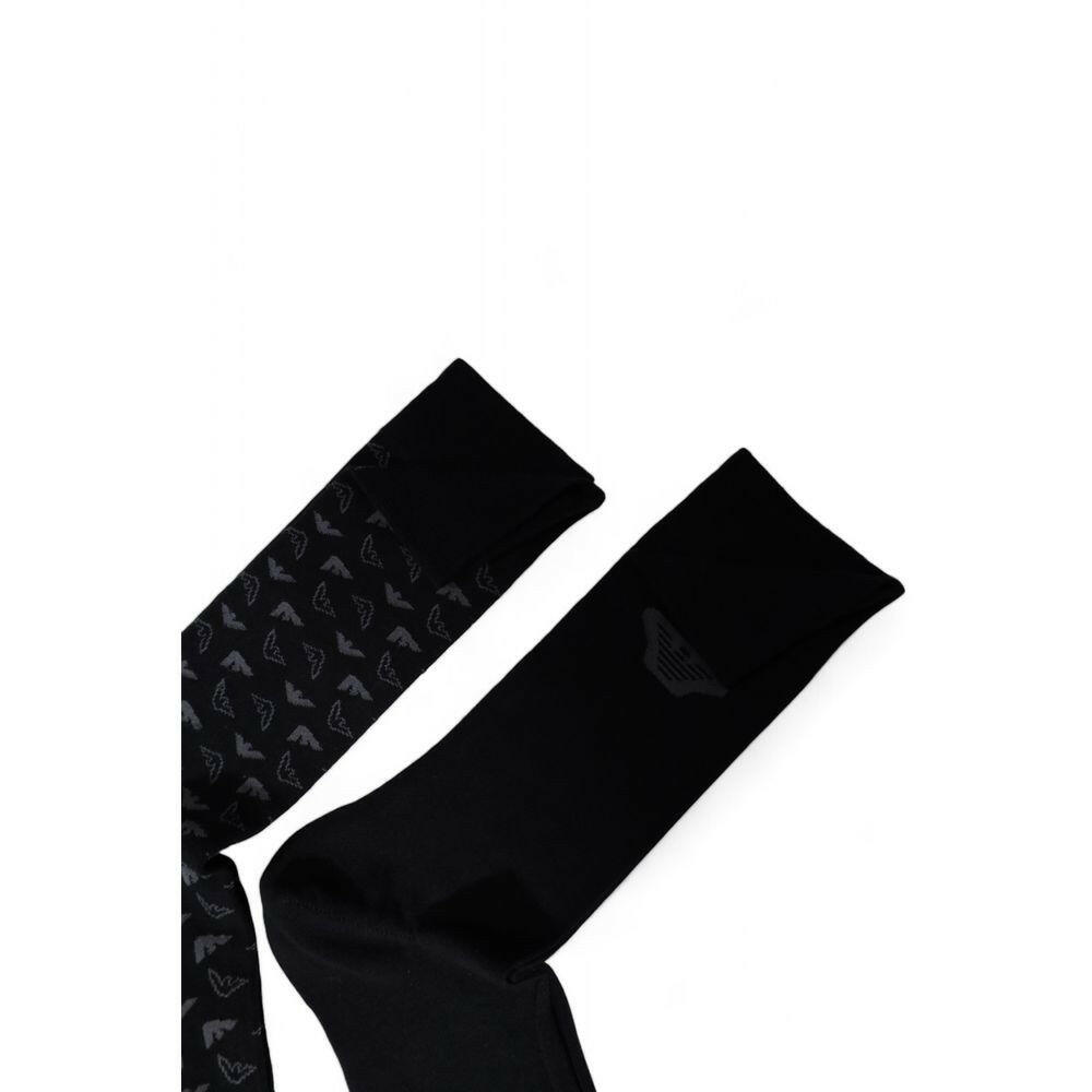 Emporio Armani Underwear Black Cotton Sock -  Men´s Socks -  Emporio Armani Underwear.