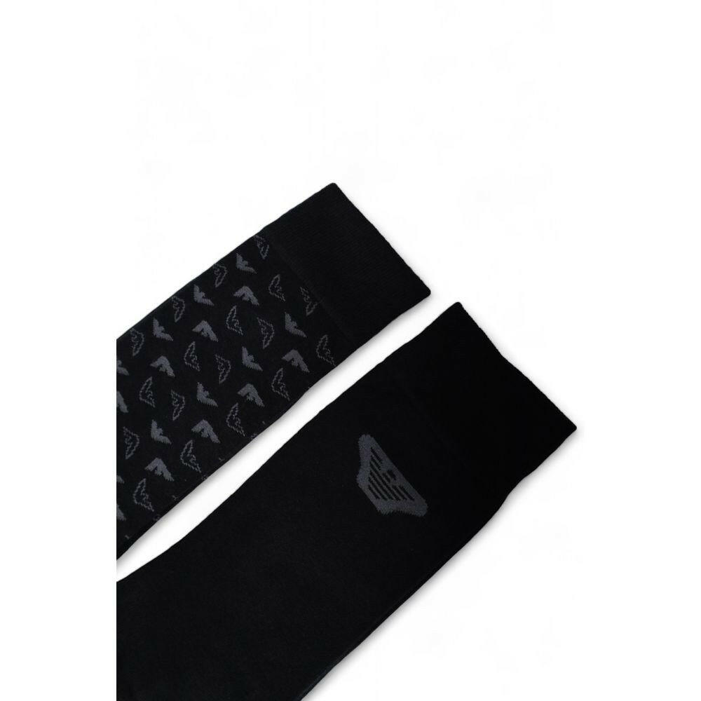 Emporio Armani Underwear Black Cotton Sock -  Men´s Socks -  Emporio Armani Underwear.