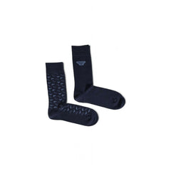 Emporio Armani Underwear Blue Cotton Sock -  Men´s Socks -  Emporio Armani Underwear.